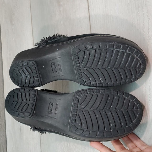 Crocs Women Mary Jane Insulated lined Clog shoes sz 10 - Picture 9 of 11